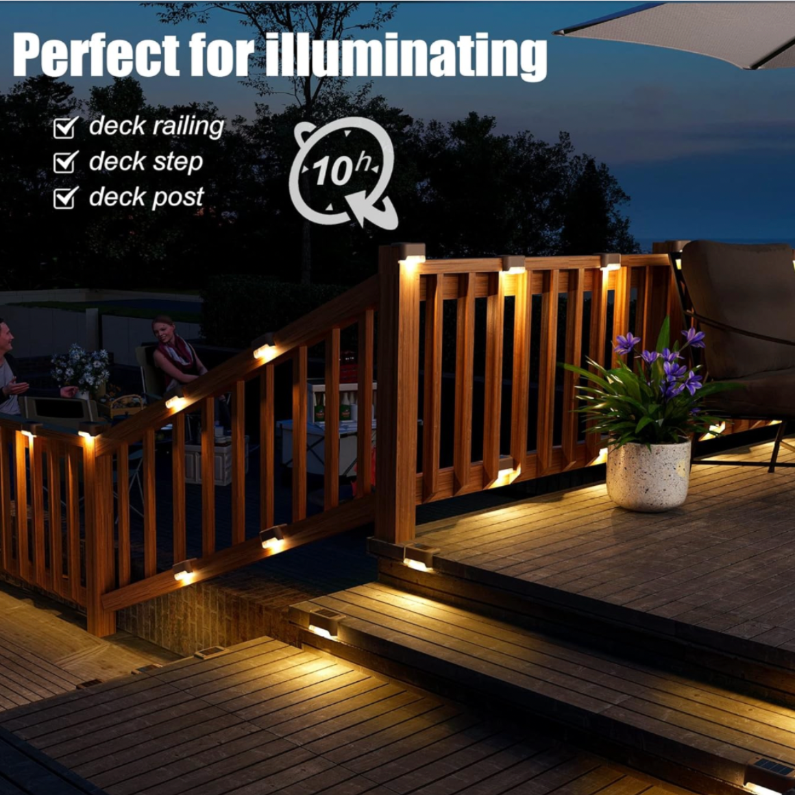 Solace™ | Solar Deck Lights (2024 Model)